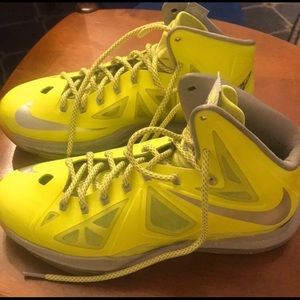 LeBron Nike 10 Volt Sneakers